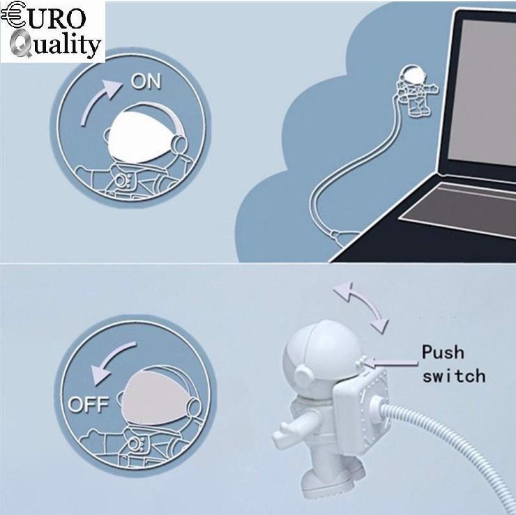 Euro Quality - Đèn bàn phím phi hành gia Astronaut Lamp