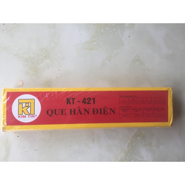 Hộp que hàn kim tín kt-421 2.5mm