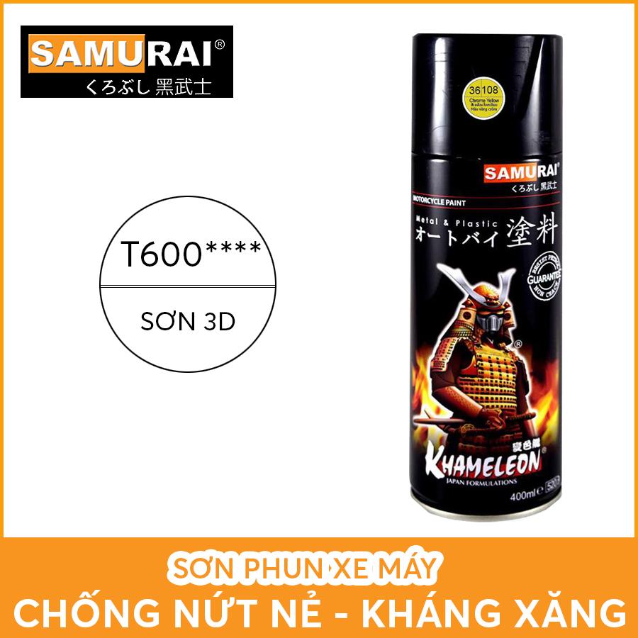 Sơn Samurai 3D màu xanh tím T600****