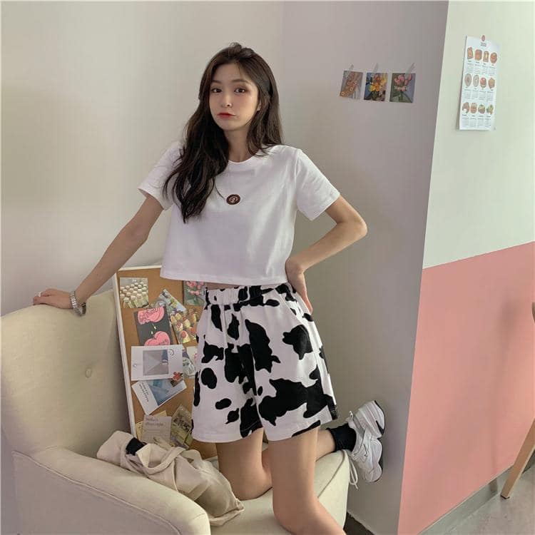 [HCM]Áo Croptop Nữ In Hoa