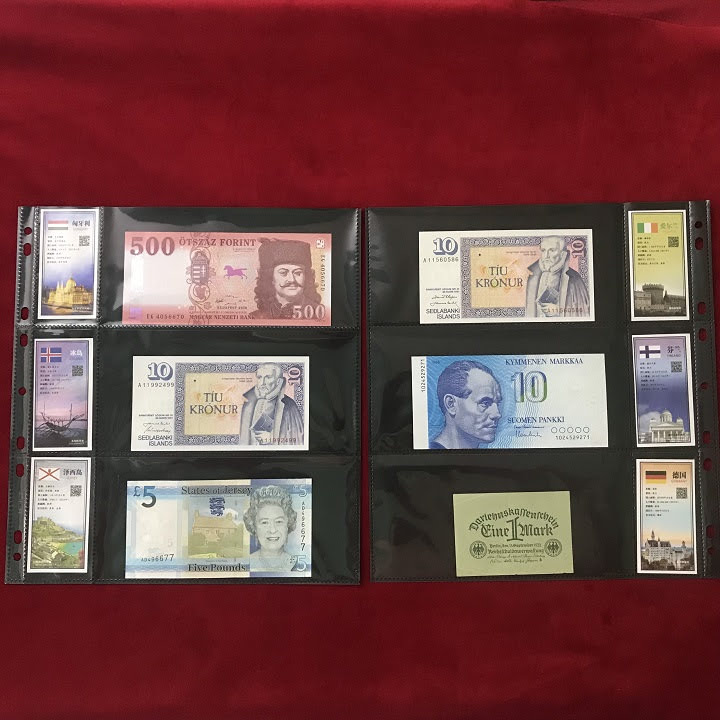 [HCM]Phơi đen 3 ngăn gắn cờ Kích thước 265x285cm màu đen dùng để bảo quản tiền các nước và thêm cờ thông tin về đất nước của tờ tiền - TMT Collection - SP000823