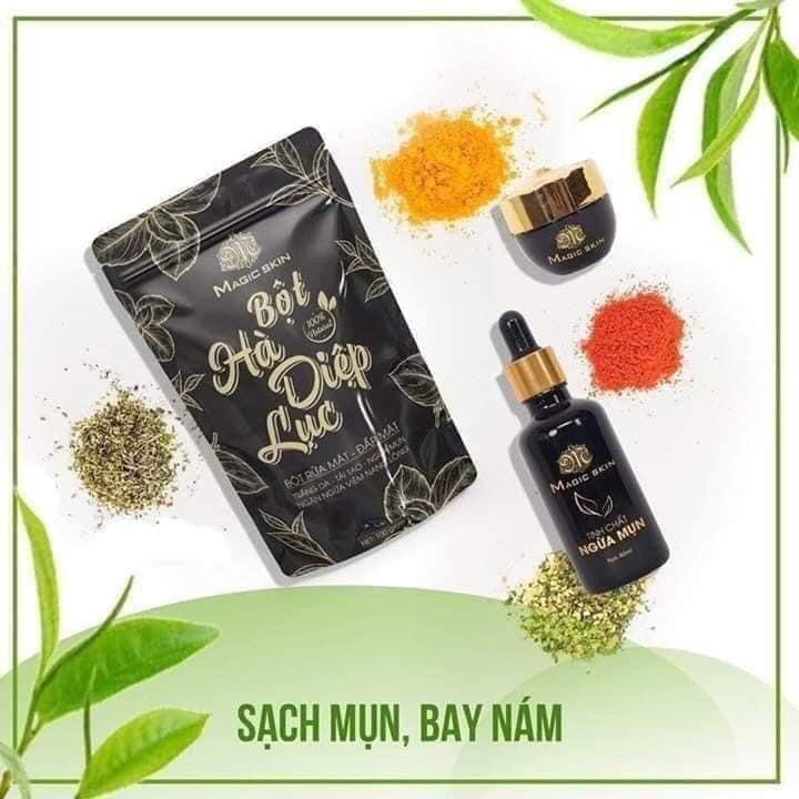 Combo ngừa mụn🌻FREESHIP🌻Sạch mụn trắng da