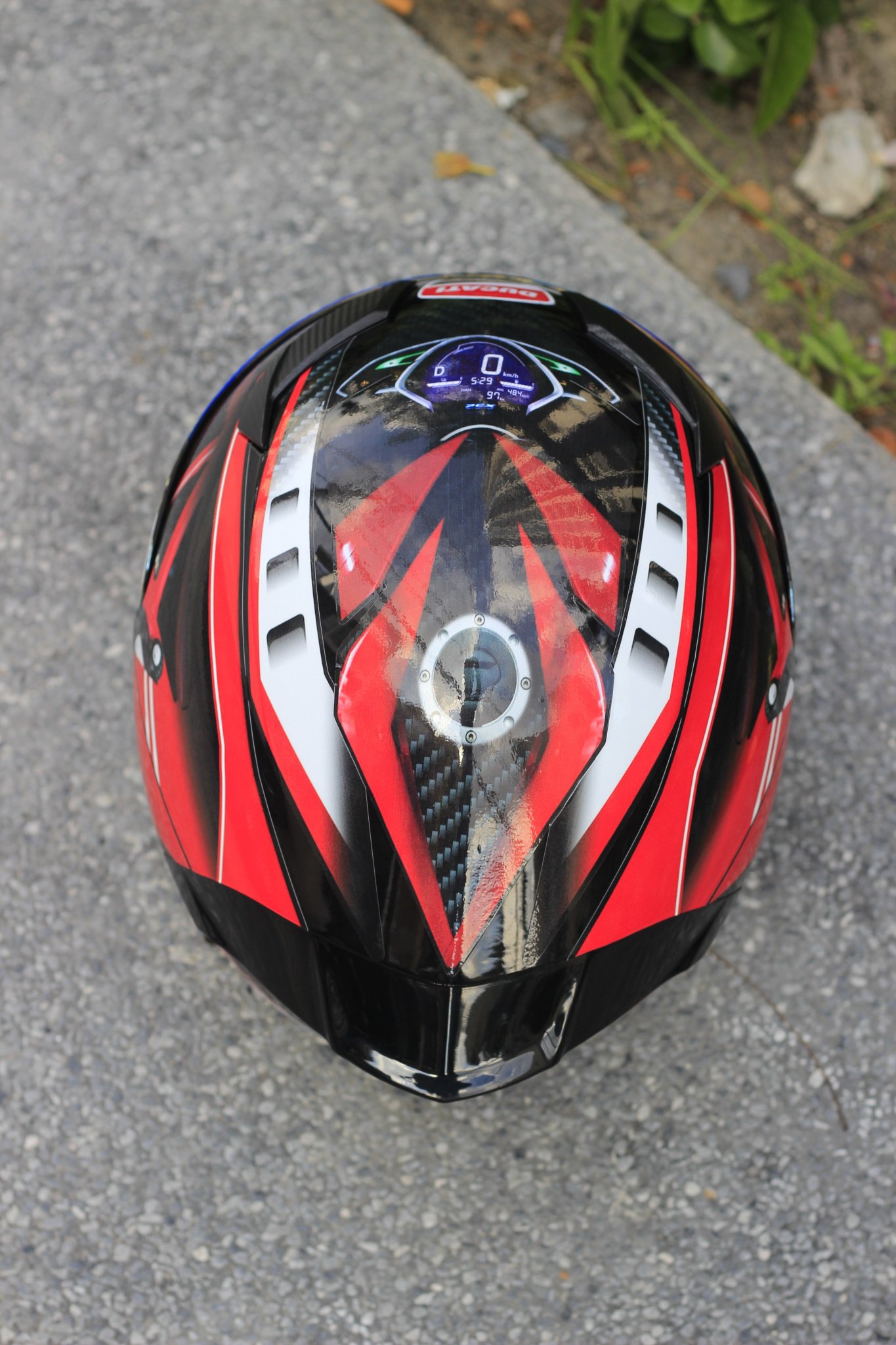 Nón Fullface ROYAL M138B 1 Kính Lên Tem DUCATI