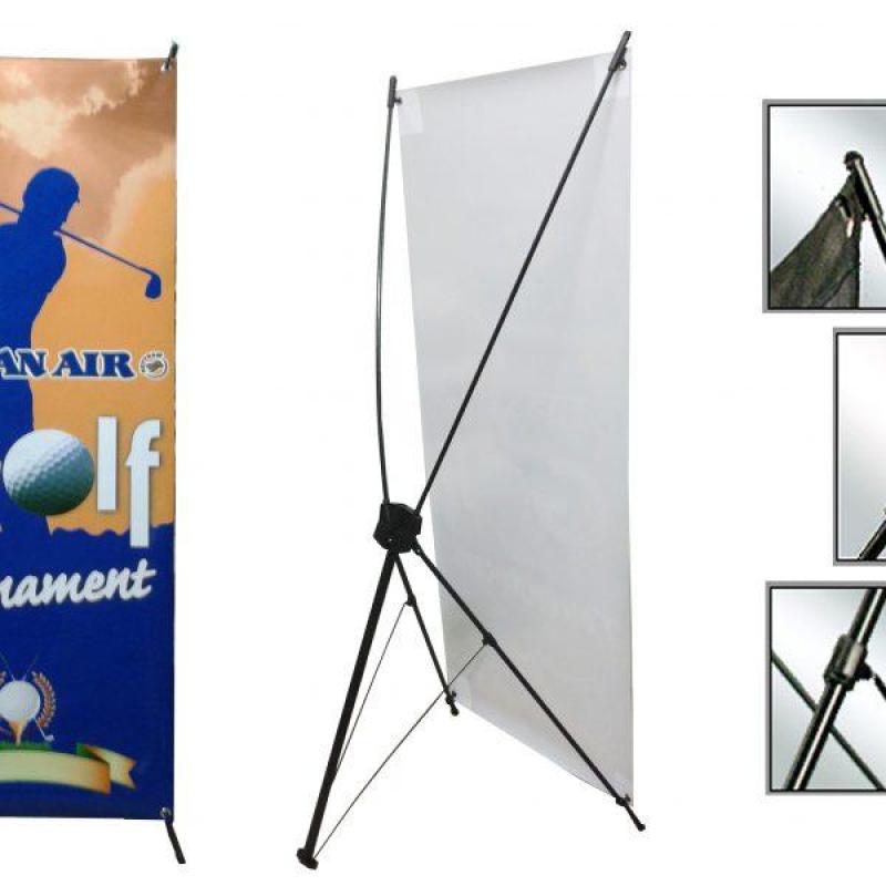 standee giá chữ X loại thường 60*160 cm