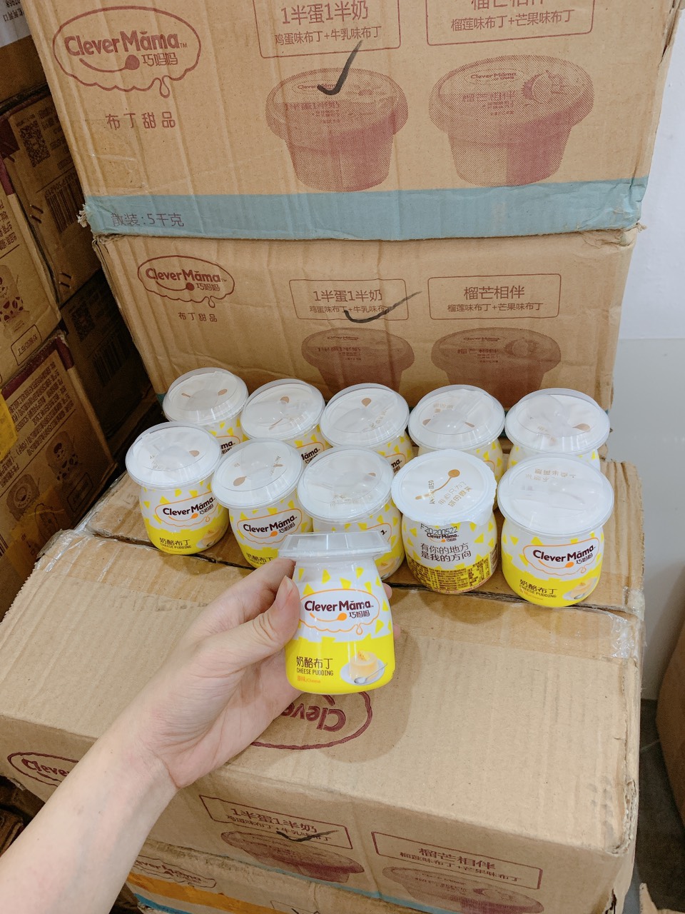 [HOT 2020] Thạch vị trứng caramen Pudding Clever Mama Egg