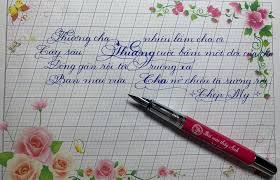 Nhật kí luyện chữ đẹp Ánh Dương