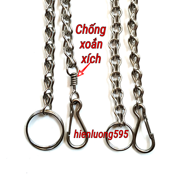Xích chó inox size to