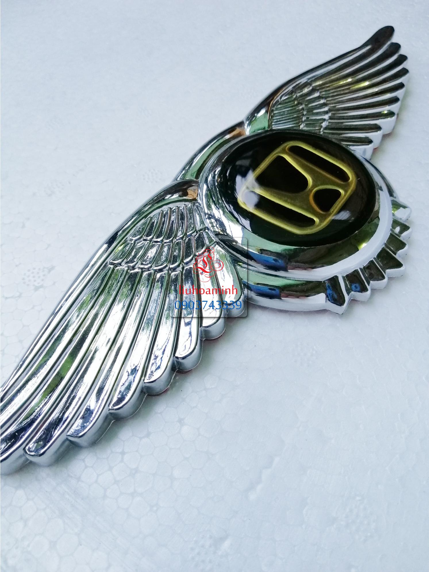 Logo cánh chim 3D Honda (nằm)