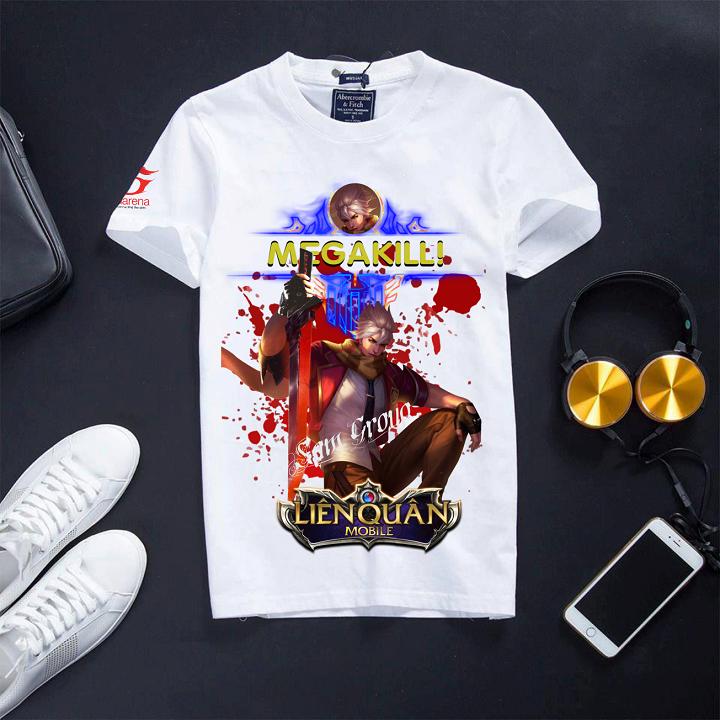 Áo Liên Quân Mobile Cổ Tròn Màu Trắng - MTP