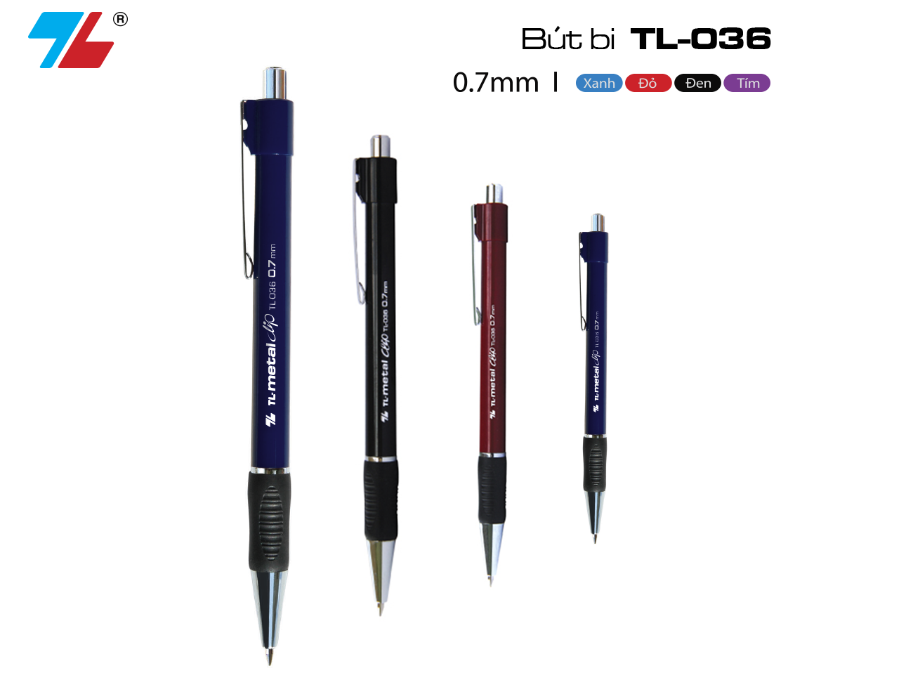 [HCM]Bút Bi Thien Long Tl-036 Đỏ - 8000659000