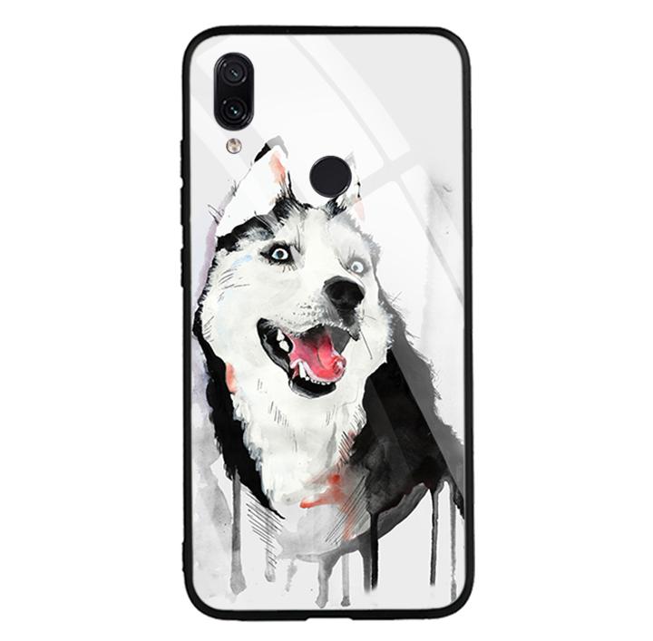 Ốp lưng xiaomi redmi note 7 - mặt kính cường lực - 03047 0216 husky