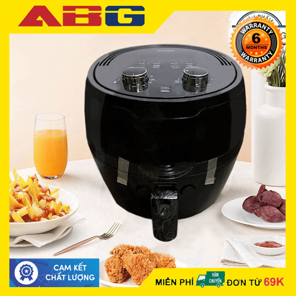 Nồi Chiên Nướng Không Dầu ABG Nine Shield Dung Tích Khổng Lồ Công Nghệ Mới  1500W - Siêu Tiện Dụng Nấu Nướng Trở Nên Dễ Dàng Hơn Bao Giờ Hết - ABG Shop