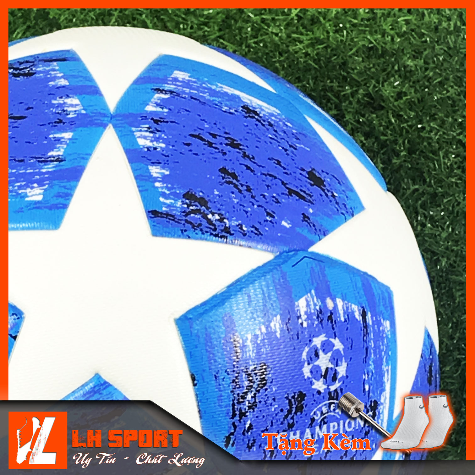 Banh Champion League C1 2019-2020 Cao Cấp (tặng kèm vớ và kim bơm)