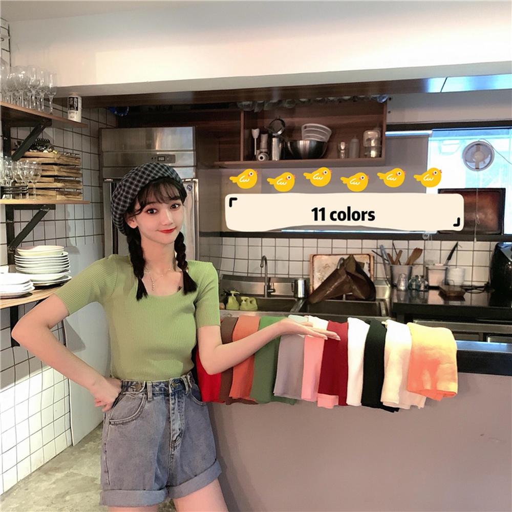 ÁO THUN NỮ CỔ TRÒN FORM BODY