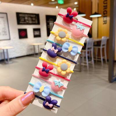 Set 10 dây cột tóc cho bé siêu cute mẫu ngẫu nhiên
