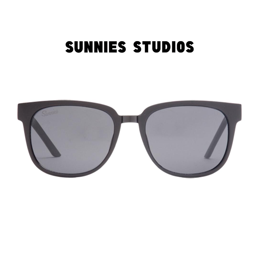 Kính mát Sunnies Studios Gọng Vuông Corey in Charcoal