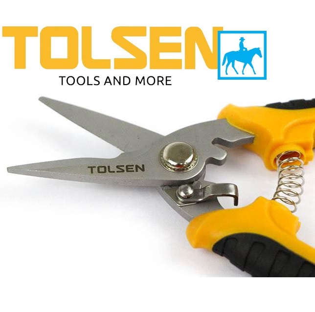 [saigon] Kéo Cắt Tự Động Mở 180mm Multi-Purpose Scissors TOLSEN 30042