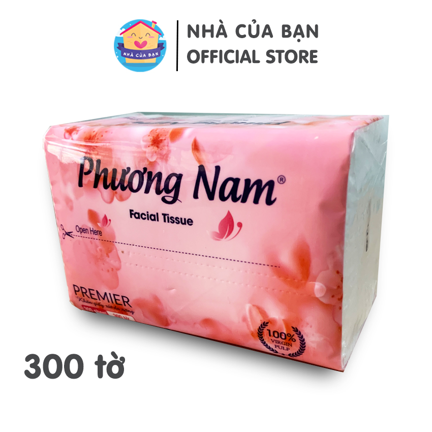 Khăn giấy rút đa năng 300 tờ Phương Nam Premier loại mới [Mẫu dài 12.5cm] [ẢNH THẬT]