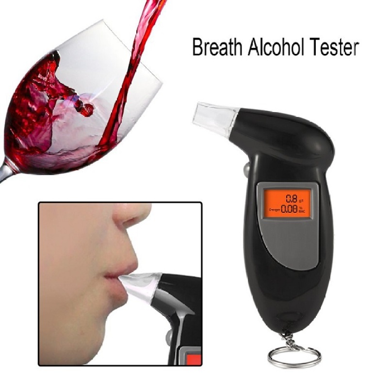 Nơi bán Máy Đo Nồng Độ Cồn Mini Đút Túi Chính Xác Gọn Nhẹ Tiện Lợi, Có 5 Ống Thổi Thay Thế, Máy Đo Nồng Độ Cồn Chuẩn.