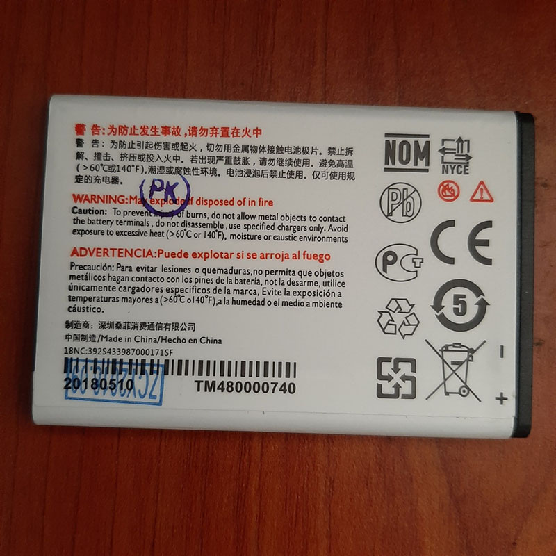 Pin điện thoại Philips E316 Zin