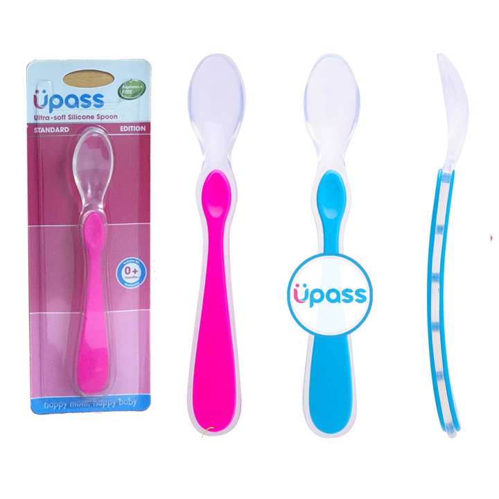 Thìa ăn dặm cho bé UPASS silicon siêu mềm UP3019N