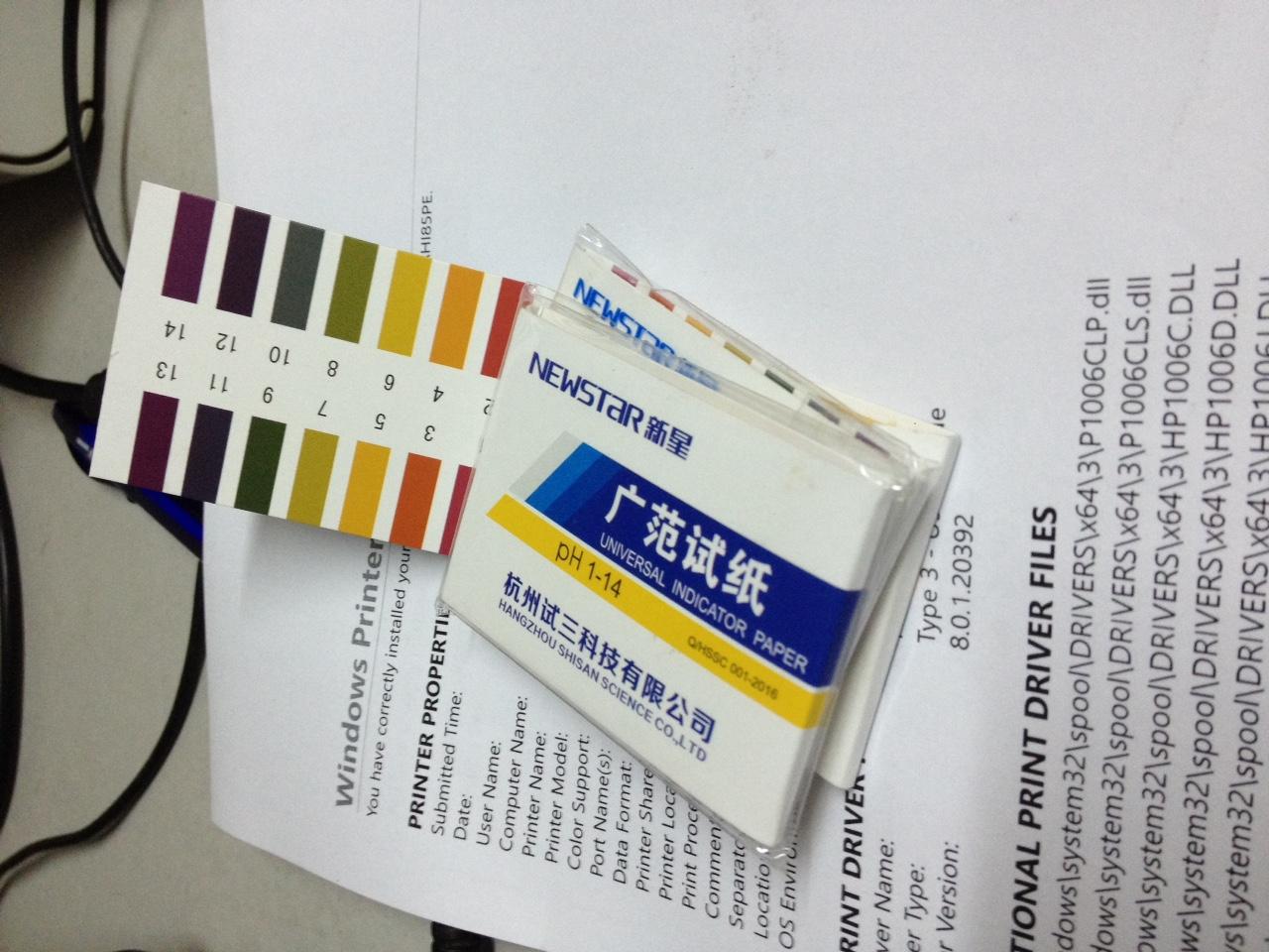 5 tệp Giấy quỳ đo độ PH 1-14