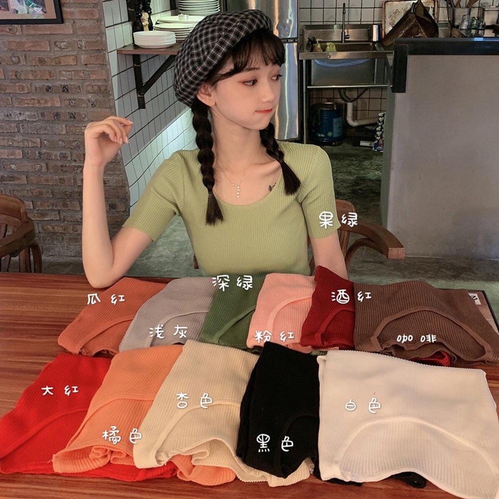 ÁO THUN NỮ CỔ TRÒN FORM BODY