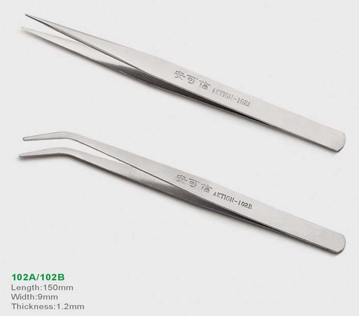 Nhíp gắp chỉ thẳng dài 15 cm hiệu Aktion
