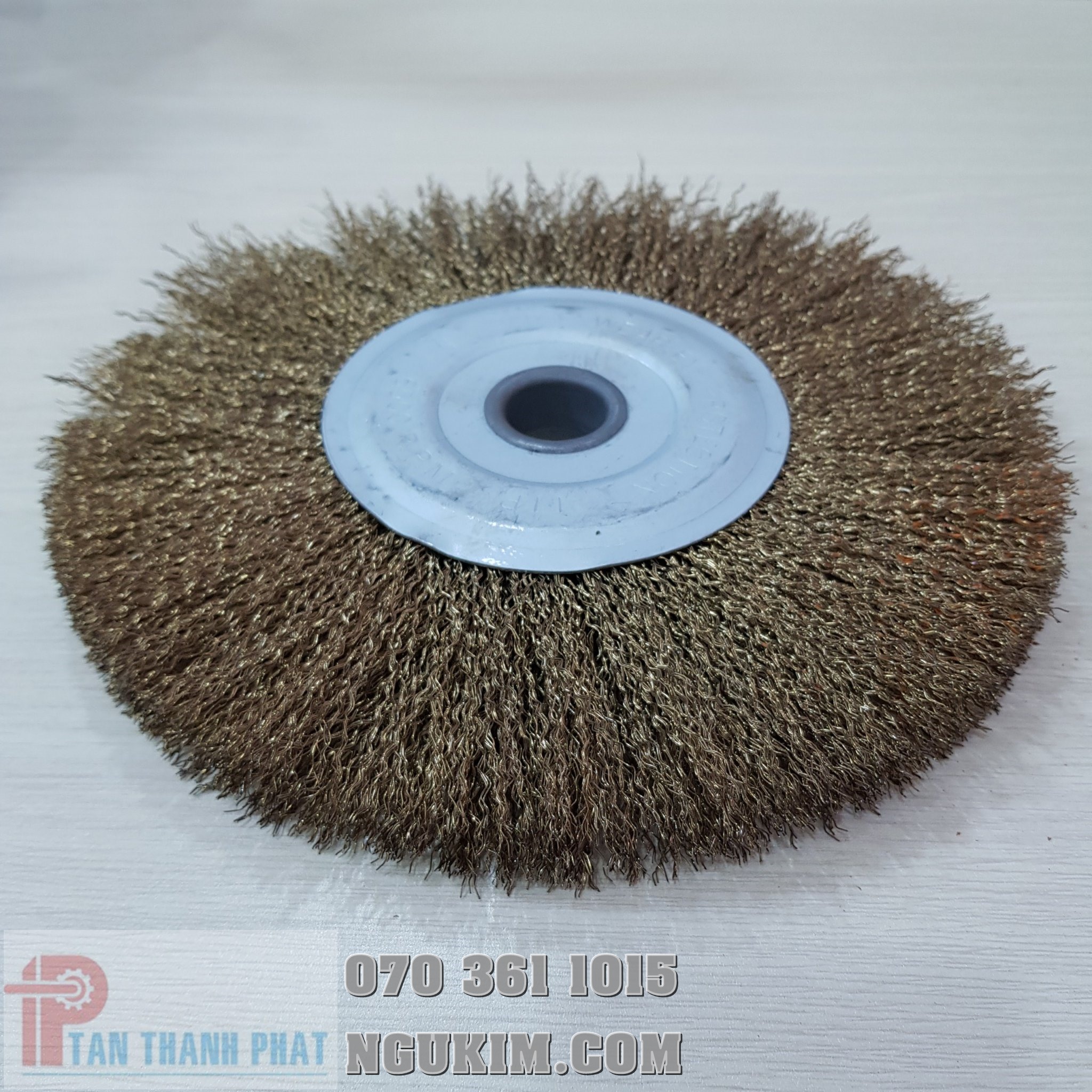 [HÀNG DÀY] Bánh cước thép vàng đánh rỉ phi 250*20*0.3*25.4mm
