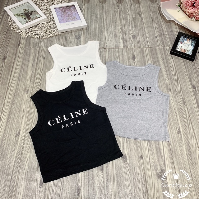 [HCM]Áo thun ba lỗ croptop in siêu hot