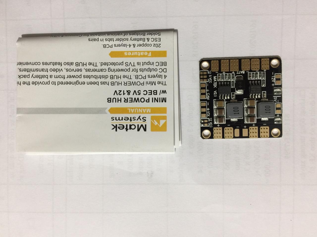 Mạch PDB Matek MINI Chia Nguồn Output 5V,12V