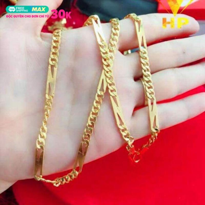 Dây chuyền nam lẫn nữ mạ vàng 18k cực đẹp