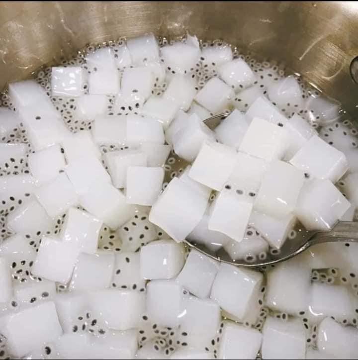 Thạch dừa thô ép khô 10ly túi 500gr