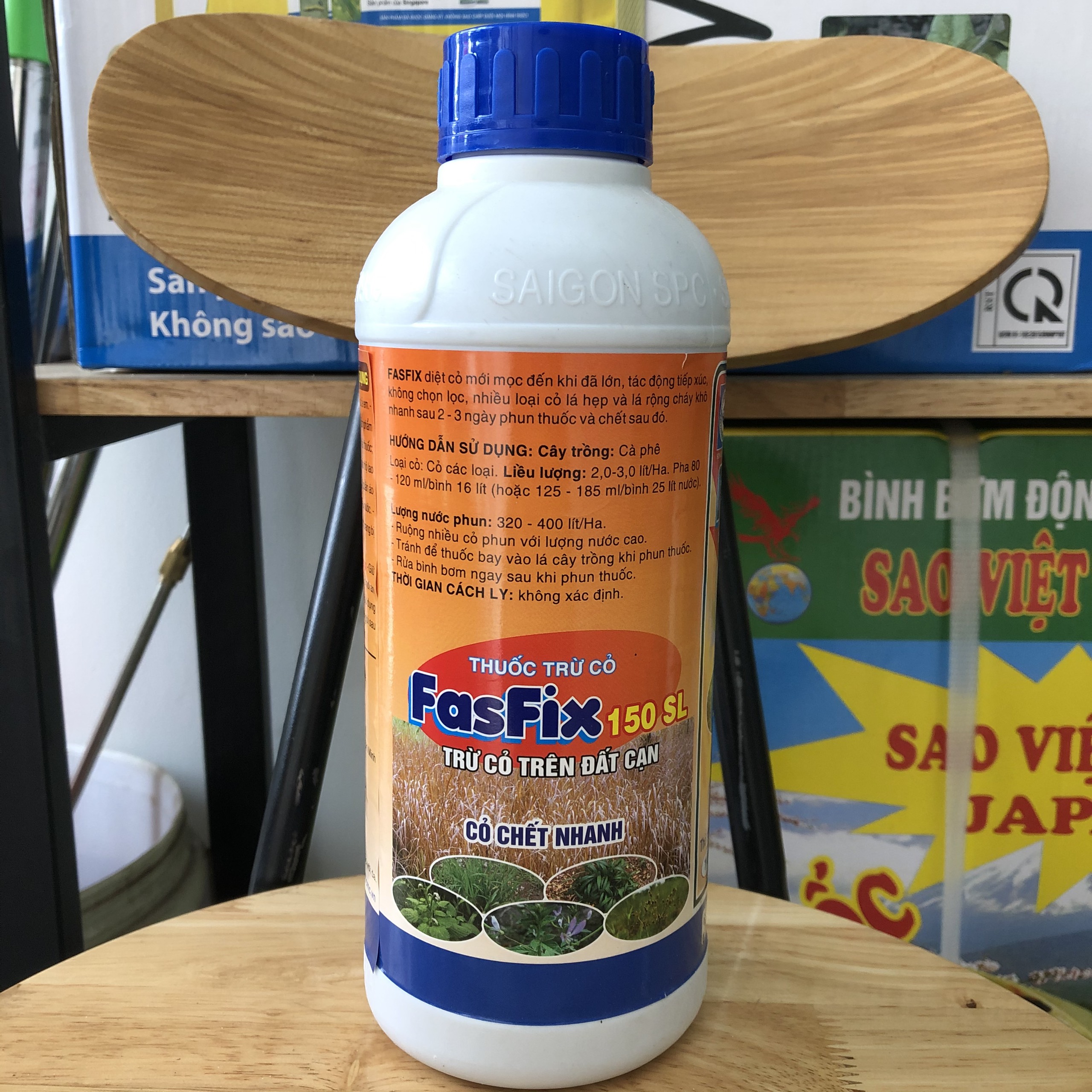 Thuốc trừ cỏ - FASFIX 150SL 1 Lít - Thuốc trừ các loại cỏ trên cạn, trừ cỏ không chọn lọc – Diệt cỏ tận gốc, nhanh chóng