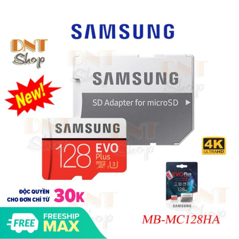 Thẻ nhớ MicroSDXC Samsung Evo Plus 128GB U3 4K R100MB/s W60MB/s - box Hoa New Kèm Adapter New 2020