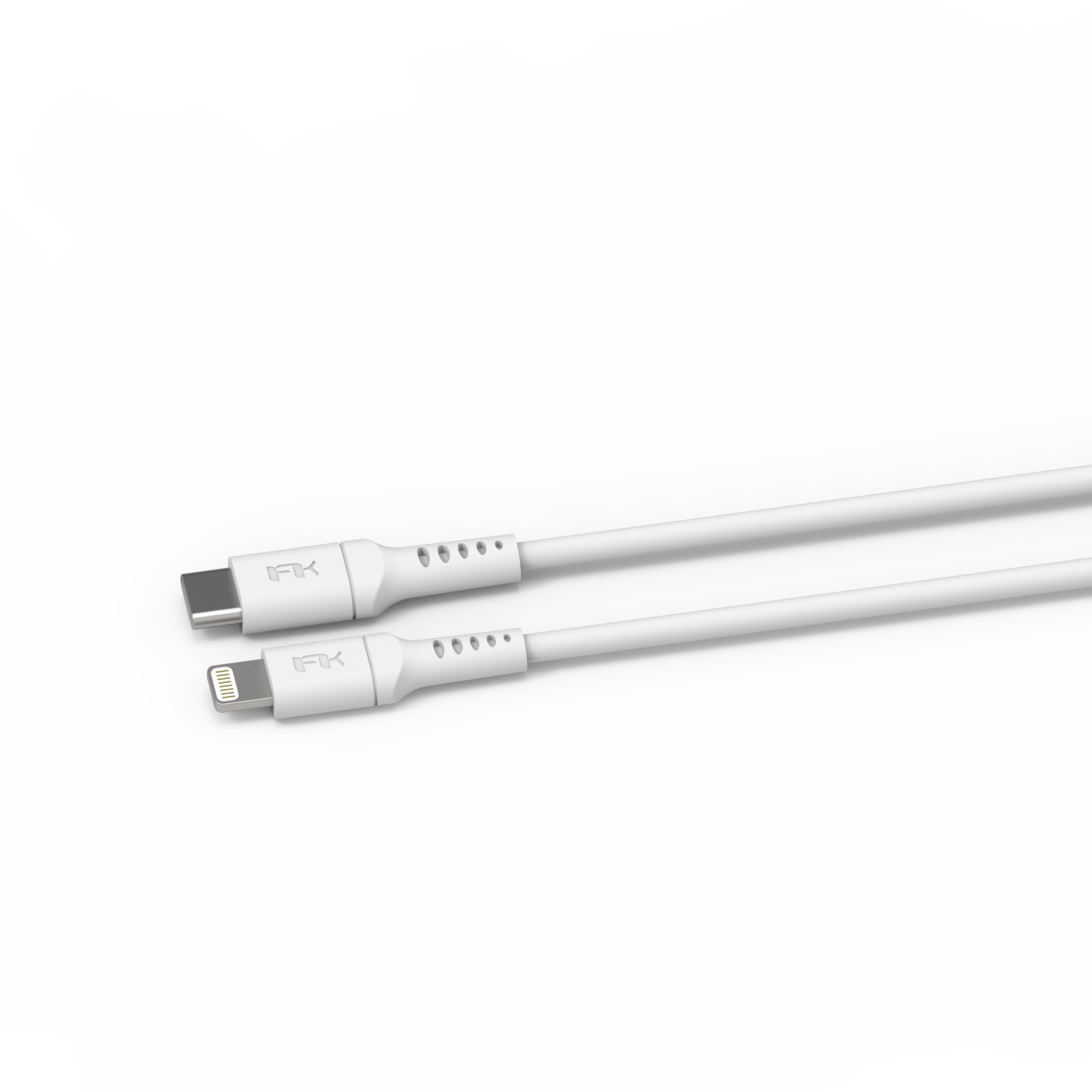 Cáp sạc USB-C to Lightning Cable Feeltek - Màu trắng