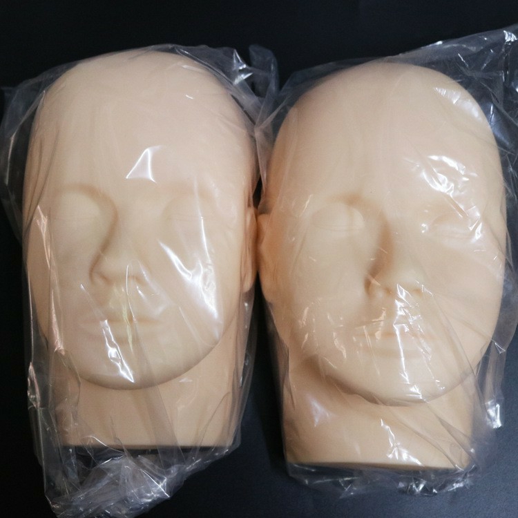 Đầu manocanh học nối mi massage