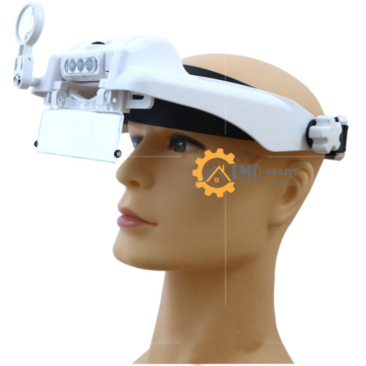 [FreeshipMAX] Kính lúp đeo đầu có đèn led chiếu sáng MG81000G