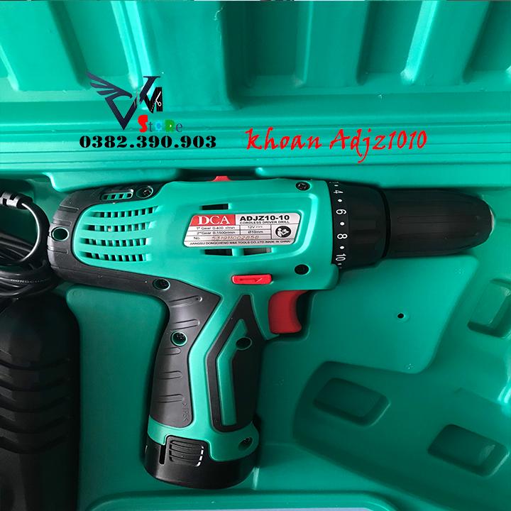 Bộ combo máy khoan và máy siết vít dùng pin DCA ADKIT01