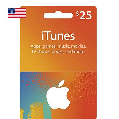[HCM]Thẻ iTunes 25 USD Hệ US