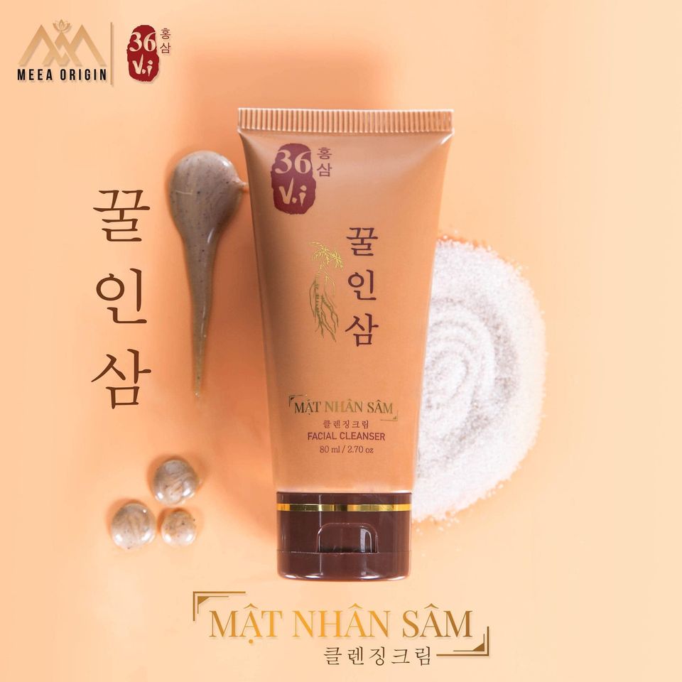 [chính hãng] Sữa rửa mặt 36 Vị mật nhân sâm Meea origin