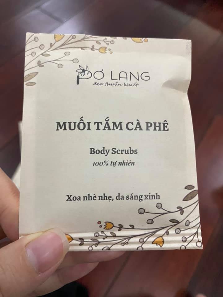Muối tắm cà phê dầu bơ Pơ lang [ gói 12gr]