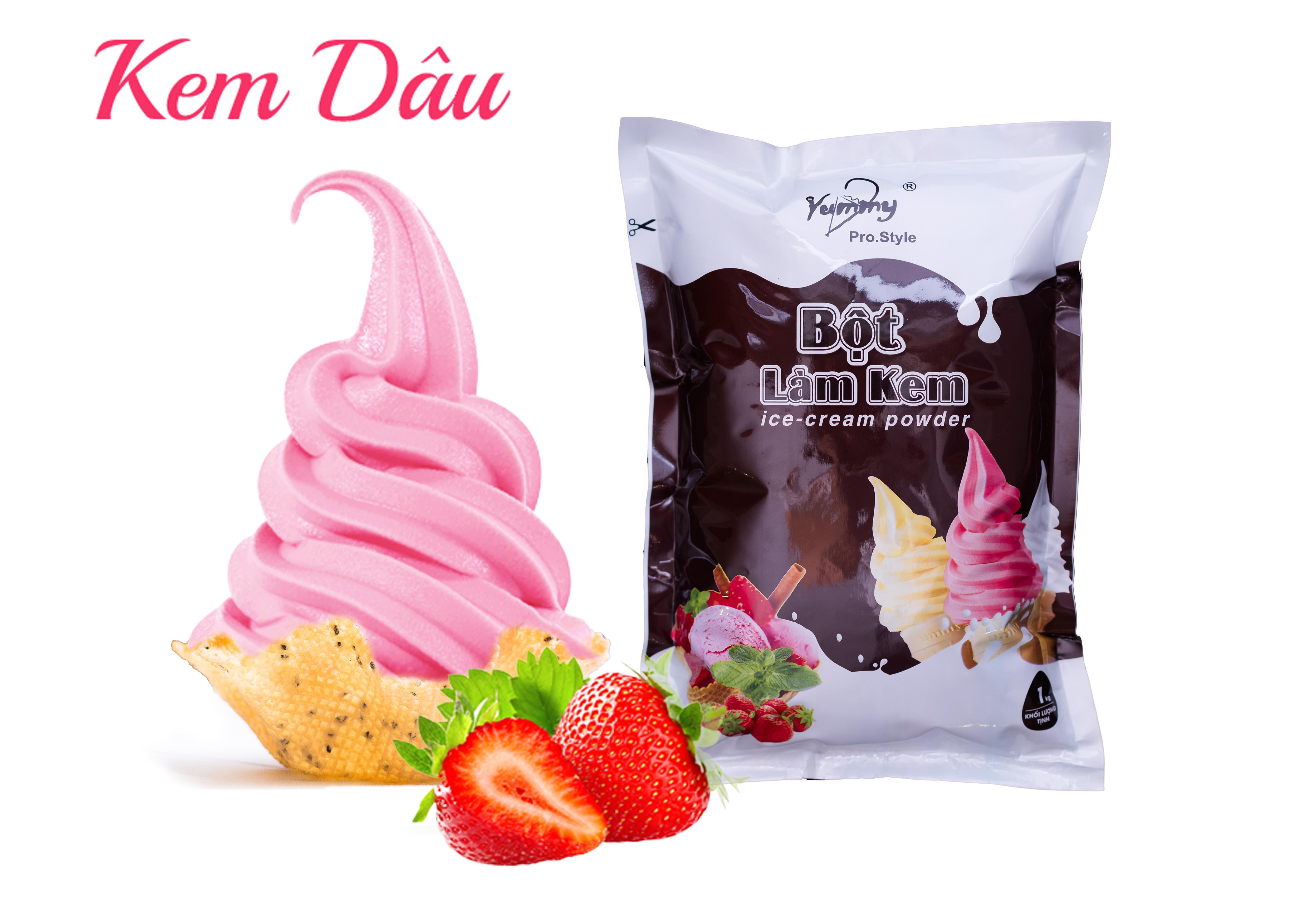 [HCM]Bột làm kem tươi hương vani