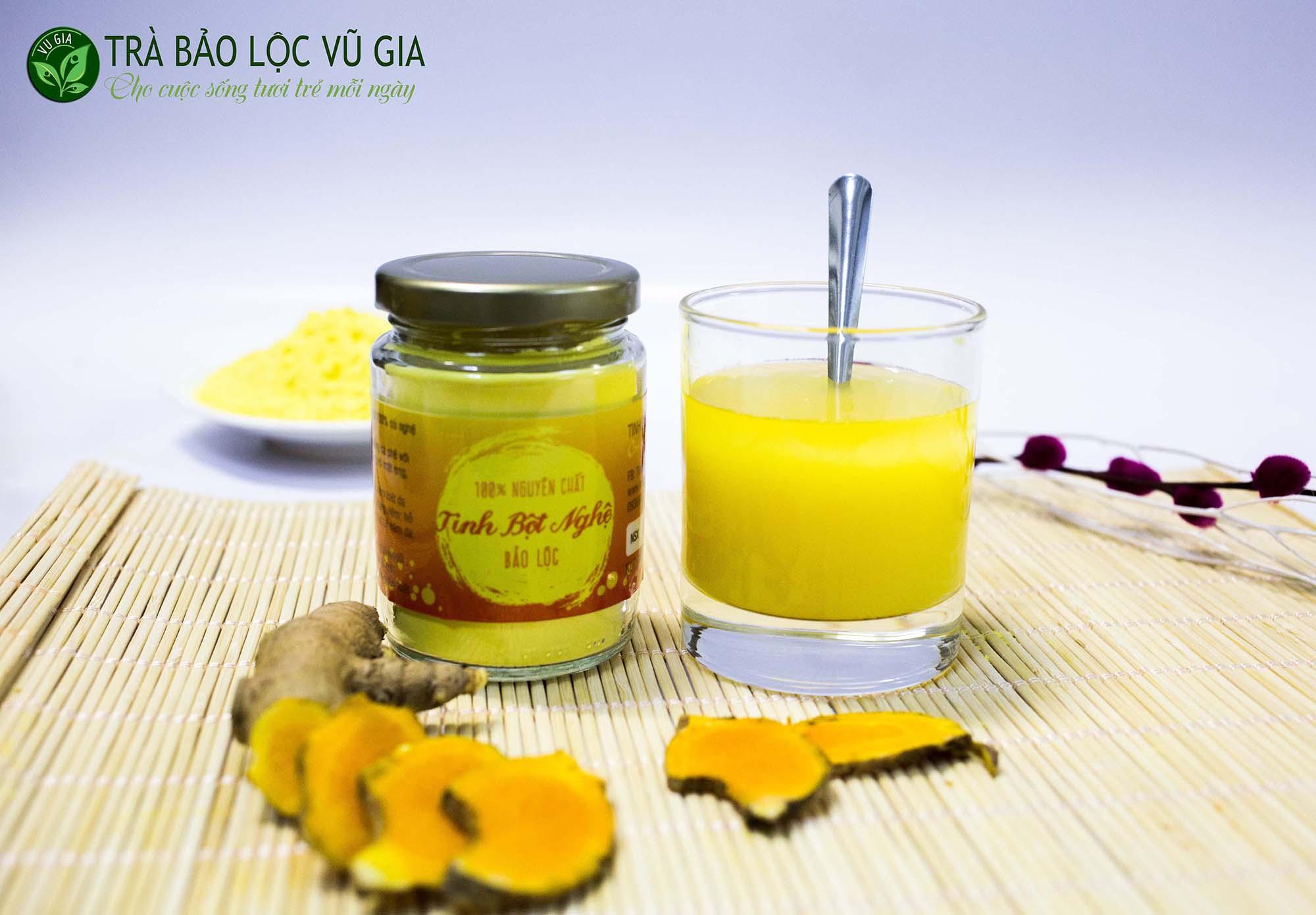 Tinh Bột Nghệ Se Khít Chân Lông 100g ( dạng túi) [ Đã được kiểm nghiệm y tế ]
