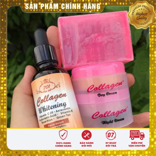 Bộ 4 món collagen plus vit e