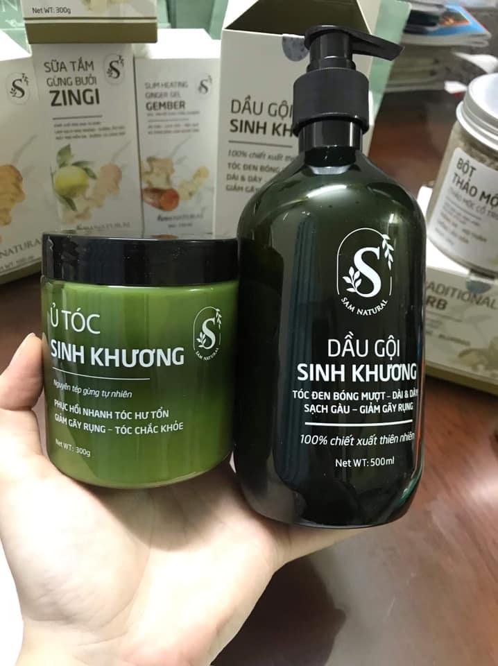 Kem ủ tóc - [Sam Natural]  Ủ tóc sinh khương 300g ( nhỏ)