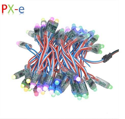 Led dây Full màu Ws2811 5V bóng 12mm chống nước