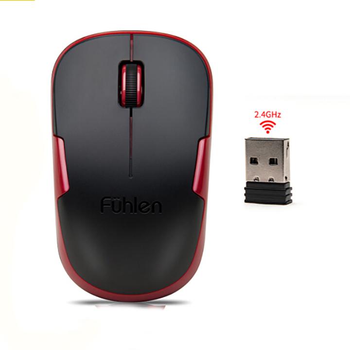 Chuột không dây Fuhlen A06 Đỏ
