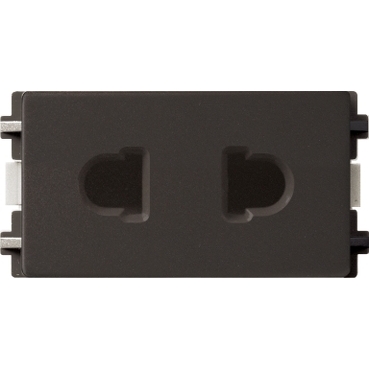 Ổ cắm đơn 2 chấu 10A, size S - dòng Zencelo A - Schneider Electric - 84426SUS-BZ-G19