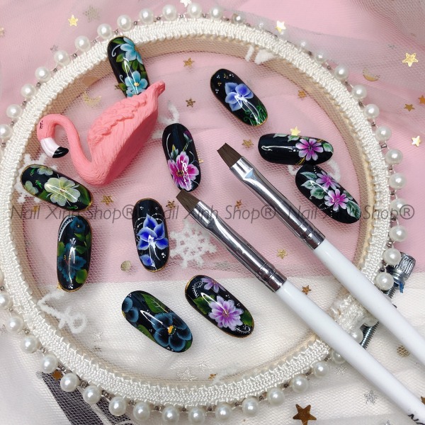 [HCM]Cọ vẽ nail cọ bản số 6 cọ vẽ nail chuyên dụng vẽ hoa nghệ thuật nail art 2020